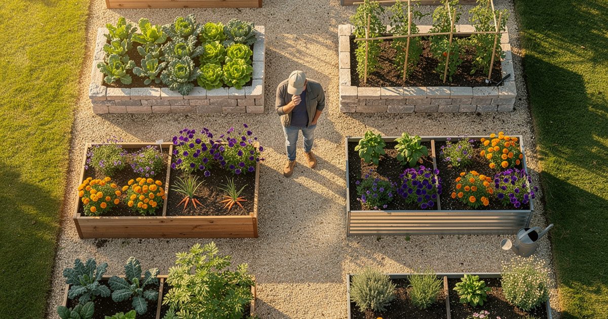 Hochbeet-Vergleichstest 2026 mit verschiedenen Materialien und Groessen