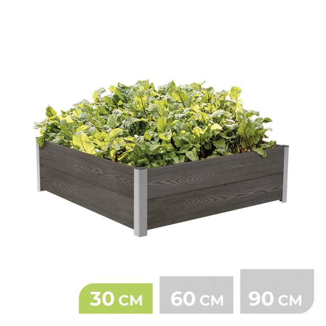 BioGreen ModulMaxx Hochbeet WPC 75×75×30 cm