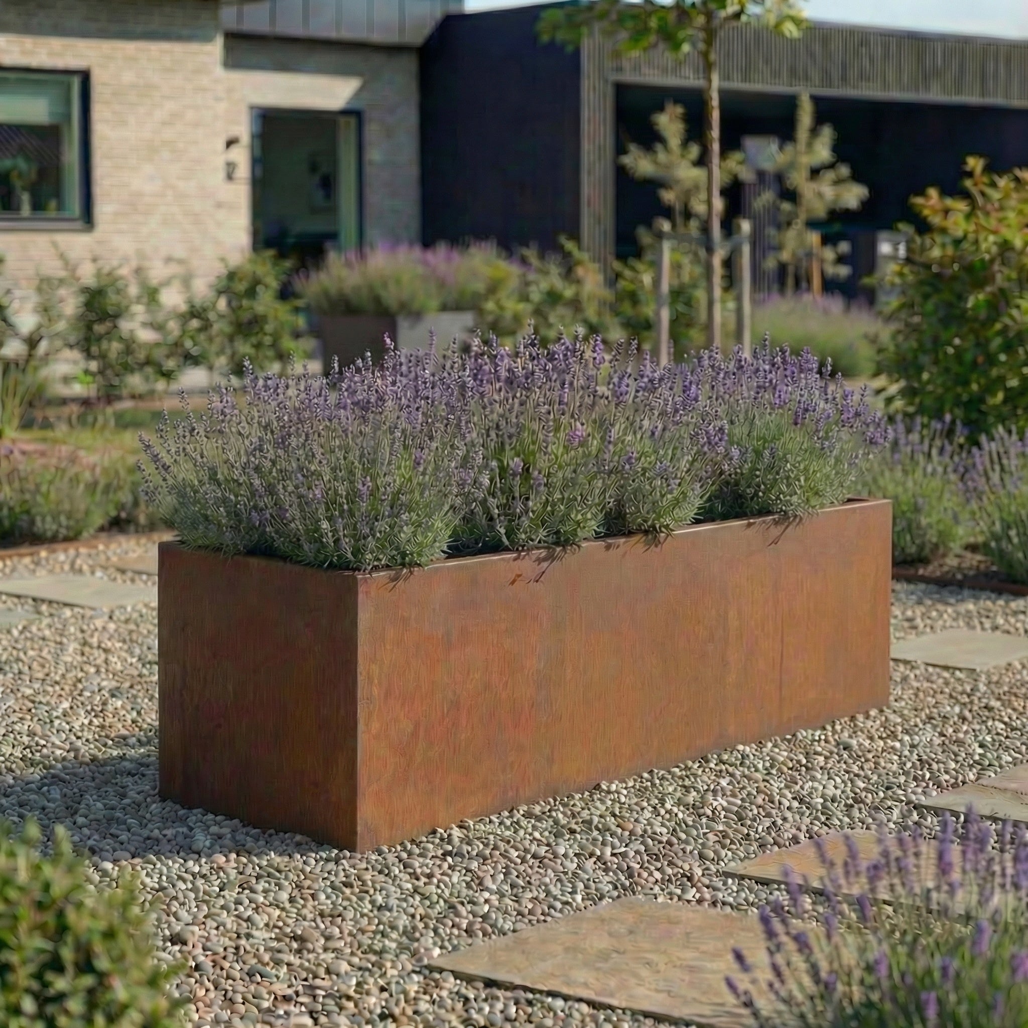 Cortenstahl Hochbeet