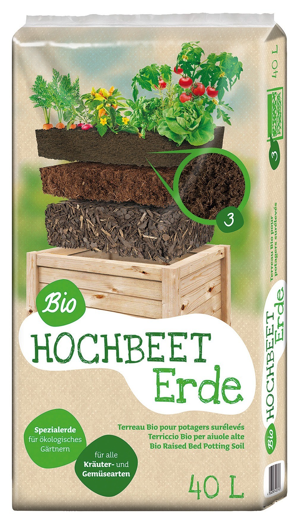 Floragard Bio Hochbeeterde 40 L