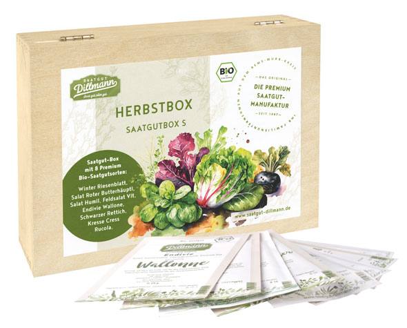 Die Herbst-Saatgut-Box Bio – Produktfoto des Händlers