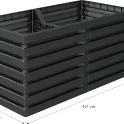 Garantia Skyline Hochbeet aus Recycling-Kunststoff