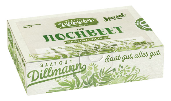 Samenbox Hochbeetpaket – 8 Gemüse- und Salatsorten