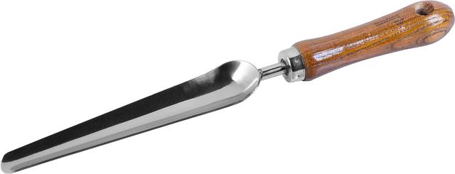 Mr. GARDENER Unkrautstecher mit Holzgriff – Edelstahl-Unkrautentferner