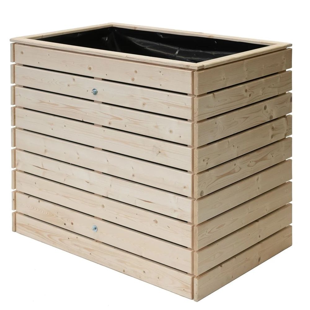 Westmann Hochbeet Fichte 110×70×90 cm – geräumiges PEFC-Fichtenholz-Hochbeet für den Garten